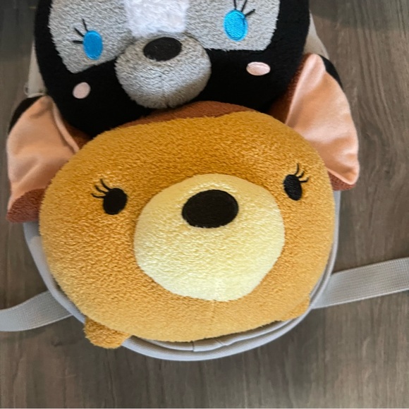 DISNEY STORE TSUM TSUMS Bambi Backpack Plush Bag - Picture 5 of 8